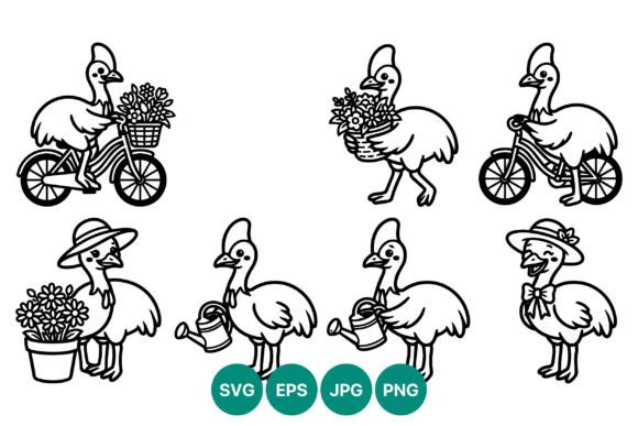 Birds and Flowers Graphics for Crafters
