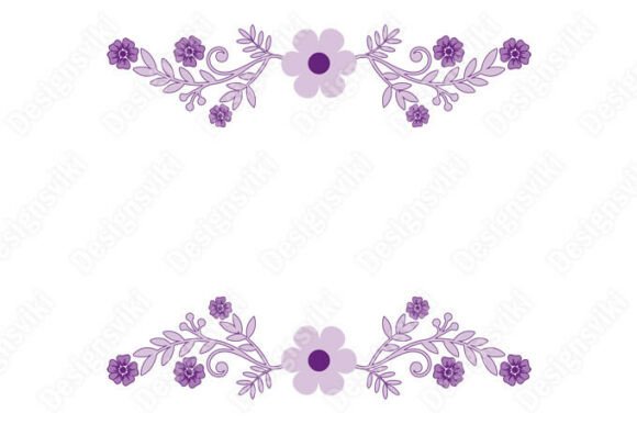 Purple Blossom Graphics for Branding