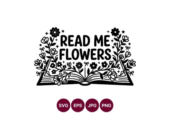 Read Me Flowers Graphics for Branding and Marketing