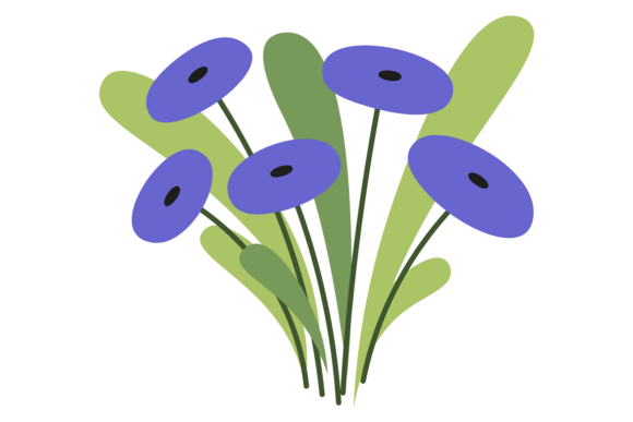 Wild Flowers Graphic for Local Branding